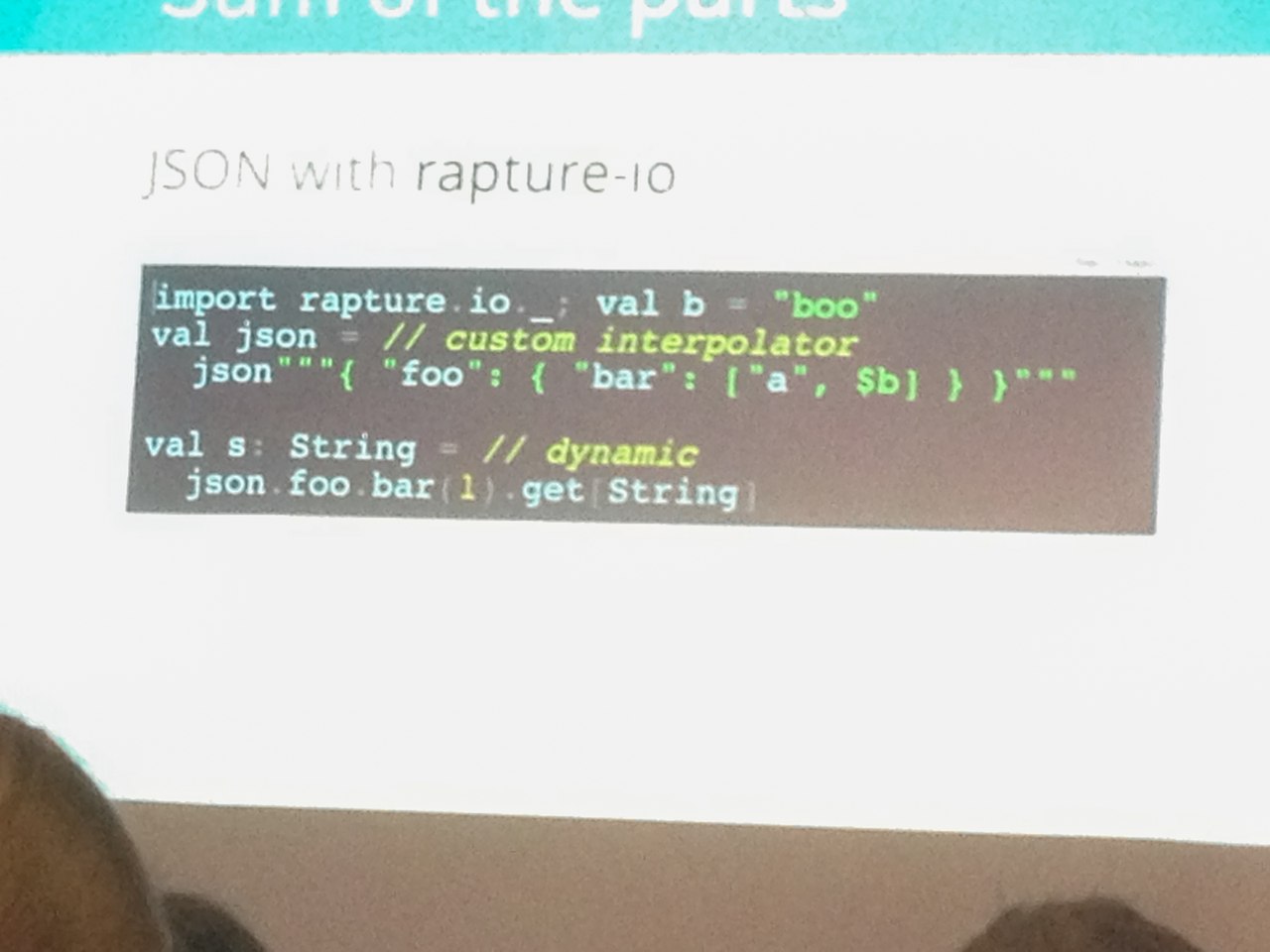 Json with Rapture
