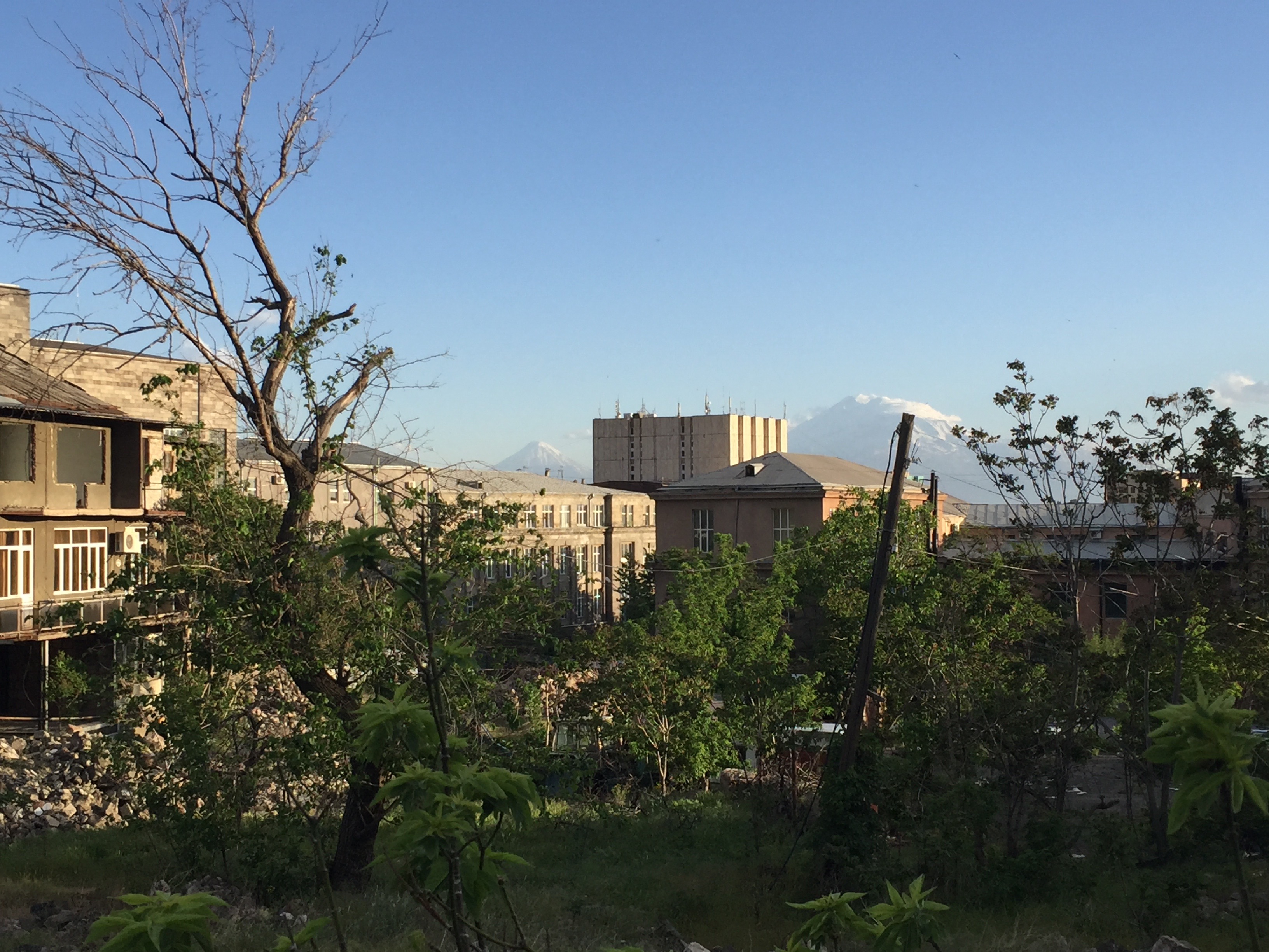 Yerevan from the back